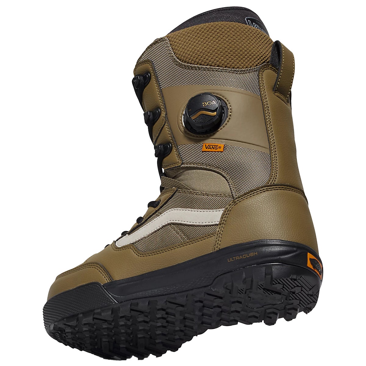 Vans Invado Pro Snowboard Boots in Black Olive Boardertown
