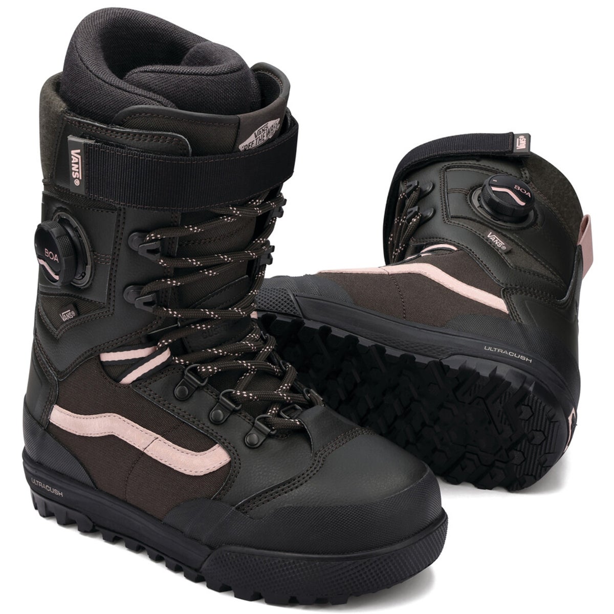 Vans Luna Ventana Pro Womens Snowboard Boots in Faded Black