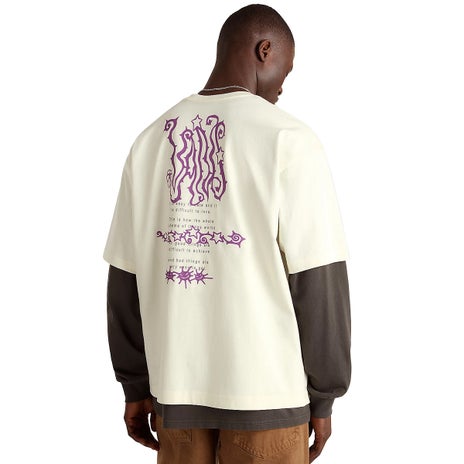 Vans Skate Difficult To Love Tee in Marshmallow
