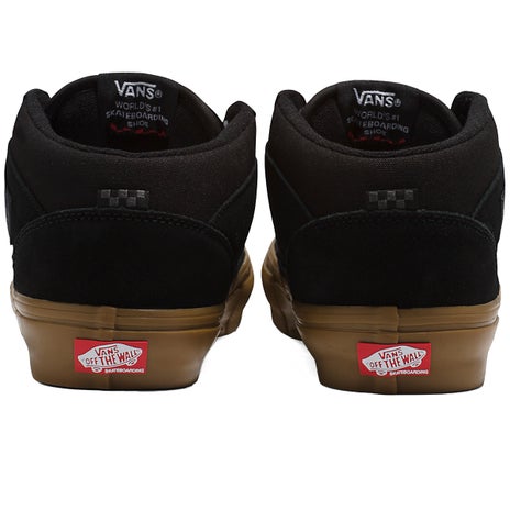 Vans Skate Half Cab Shoe in Black/Gum