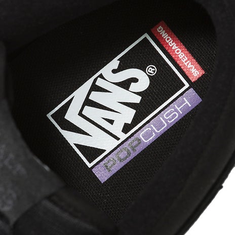 Vans Skate Half Cab Shoe in Black/Gum