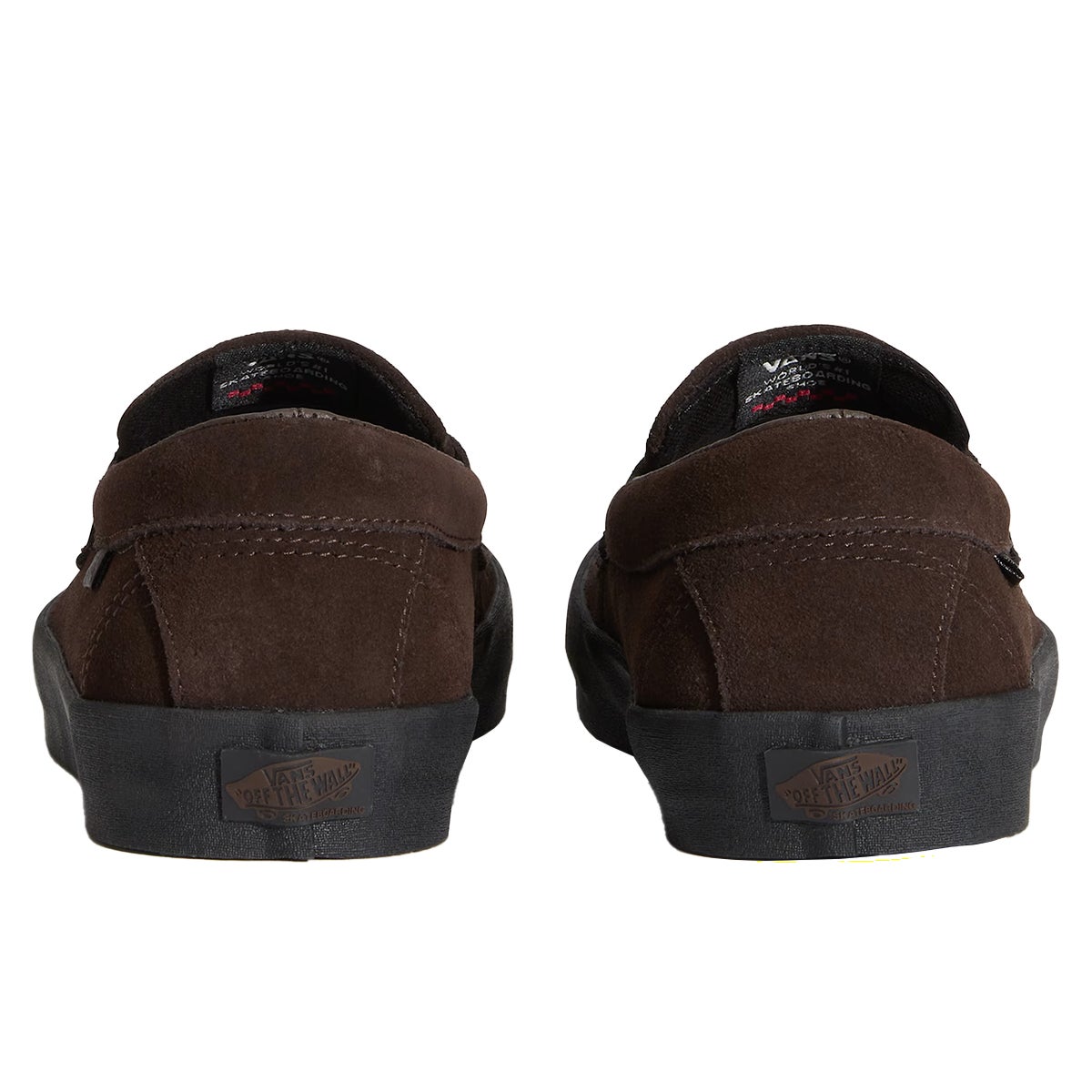 Vans Skate Loafer Shoe in Suede Brown/Black | Boardertown