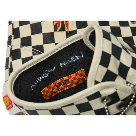 Vans X Andrew Allen Authentic High Shoe in Checkerboard