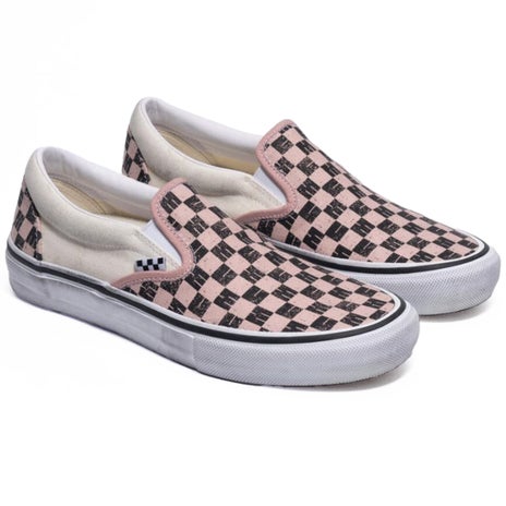 Vans X Monster Children Skate Slip-On Shoe in Monster Children Checkerboard