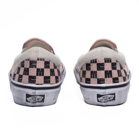 Vans X Monster Children Skate Slip-On Shoe in Monster Children Checkerboard