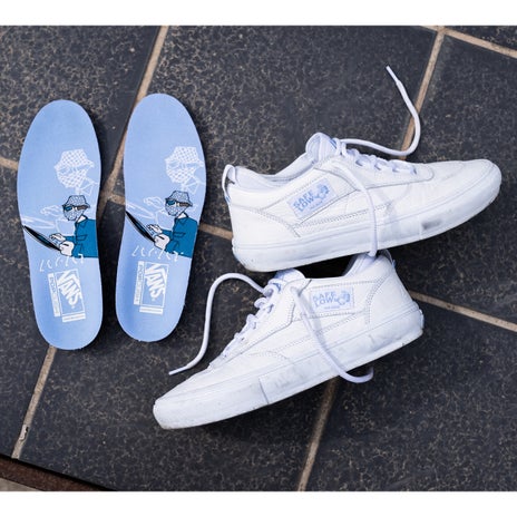 Vans X Rory Milanes Safe Low Shoe in Rory White Leather