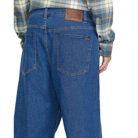 Volcom Billow Denim Pant in Bold Blue