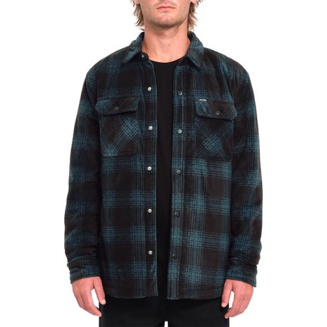 Volcom Bowered L/S Fleece in Evergreen