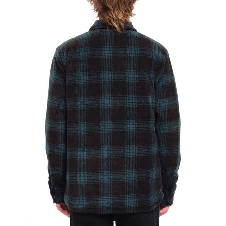 Volcom Bowered L/S Fleece in Evergreen