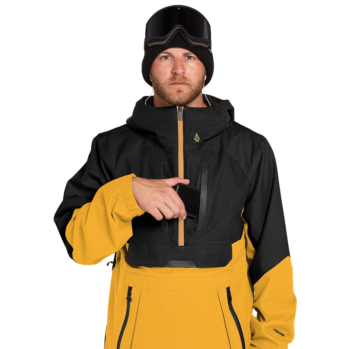 Volcom Brighton Pullover in Resin Gold 