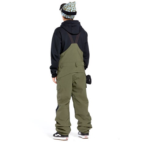 Volcom Creston 3D Stretch Bib Overall in Ivy