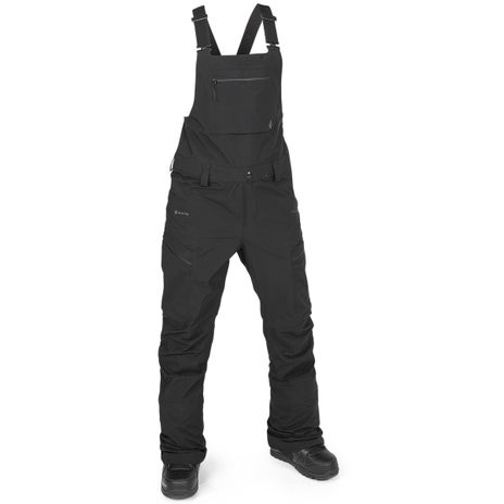 Volcom Elm Stretch Gore Bib Overall in Black