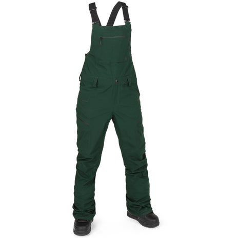 Volcom Elm Stretch Gore Bib Overall in Scarab