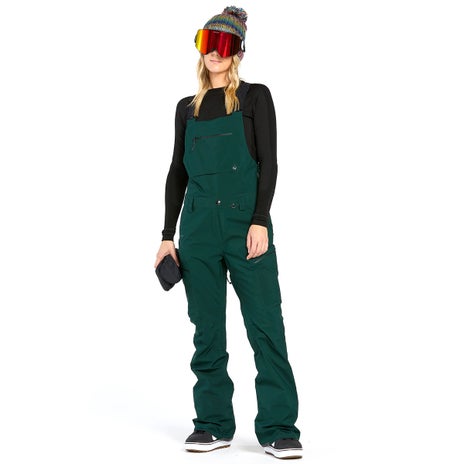 Volcom Elm Stretch Gore Bib Overall in Scarab
