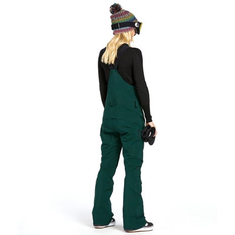 Volcom Elm Stretch Gore Bib Overall in Scarab