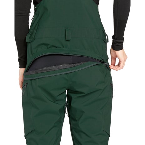 Volcom Elm Stretch Gore Bib Overall in Scarab
