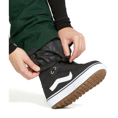 Volcom Elm Stretch Gore Bib Overall in Scarab