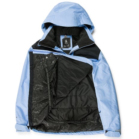 Volcom Fern Insulated Gore Pullover in Crystal Blue