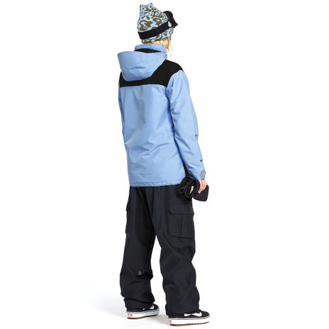 Volcom Fern Insulated Gore Pullover in Crystal Blue