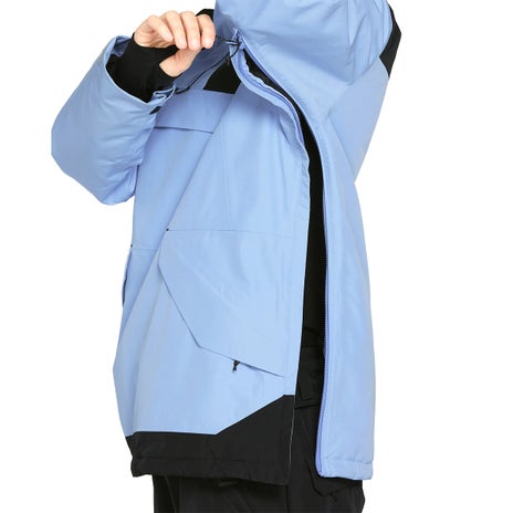 Volcom Fern Insulated Gore Pullover in Crystal Blue