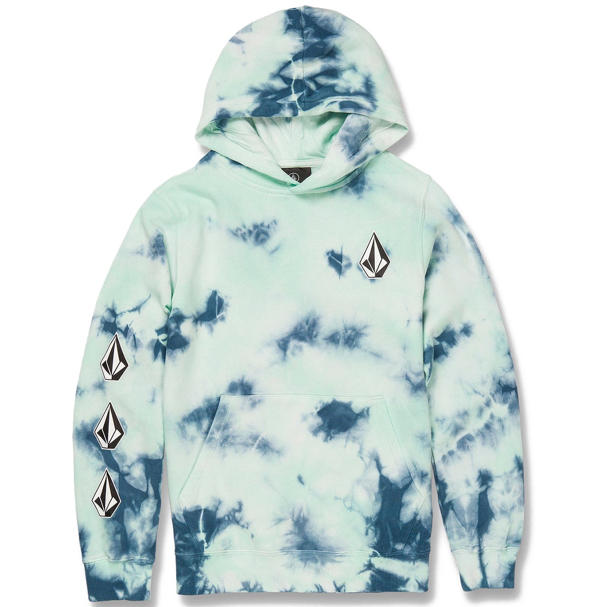 Volcom Iconic Stone Plus Pullover in Temple Teal Boardertown