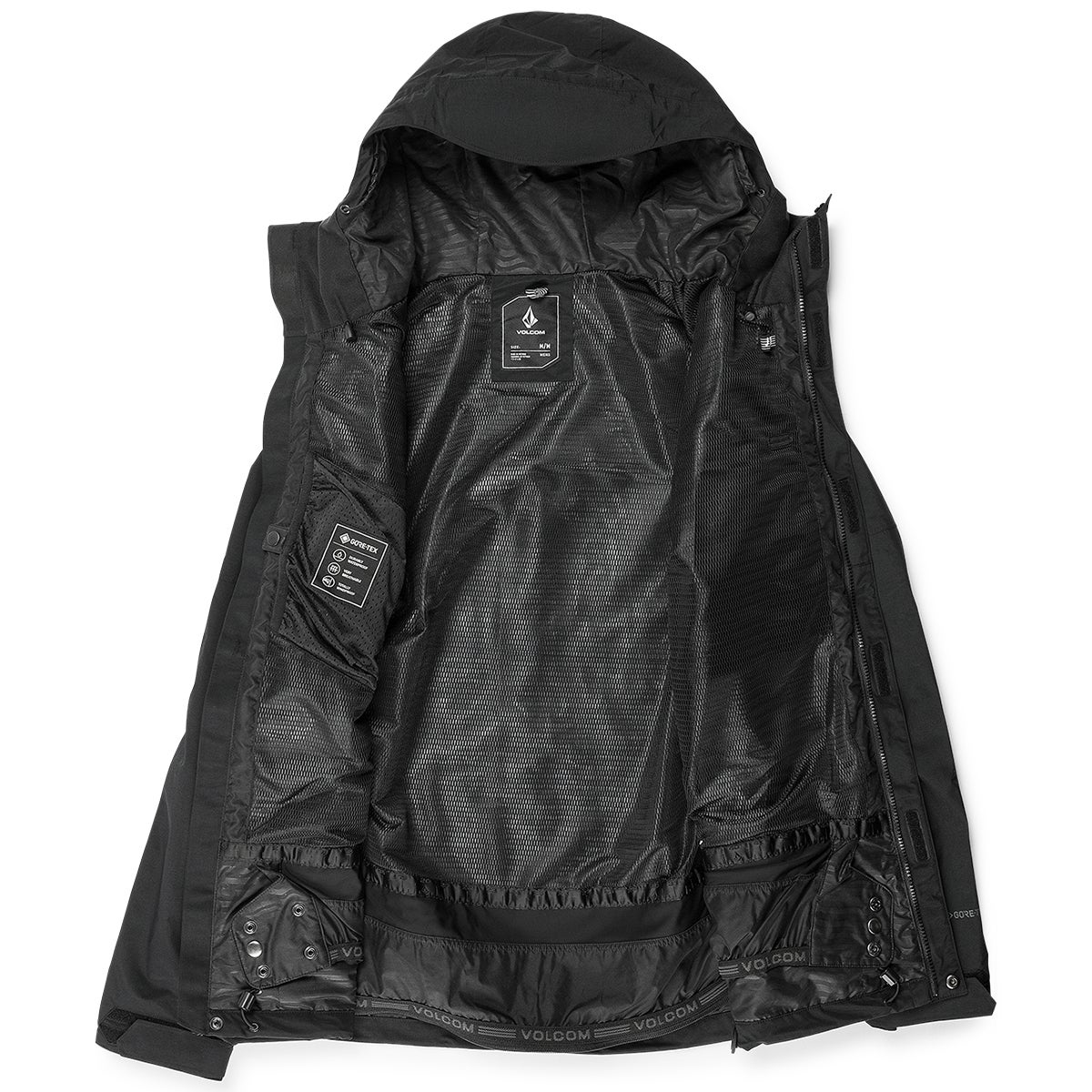 Volcom L Gore-Tex Jacket in Black | Boardertown
