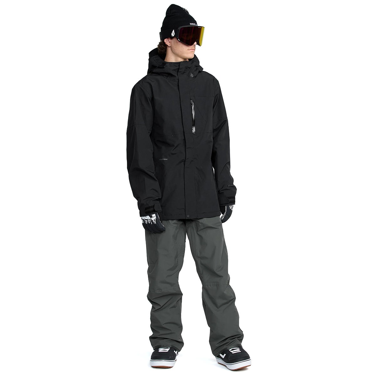 Volcom L Gore-Tex Jacket in Black | Boardertown JP