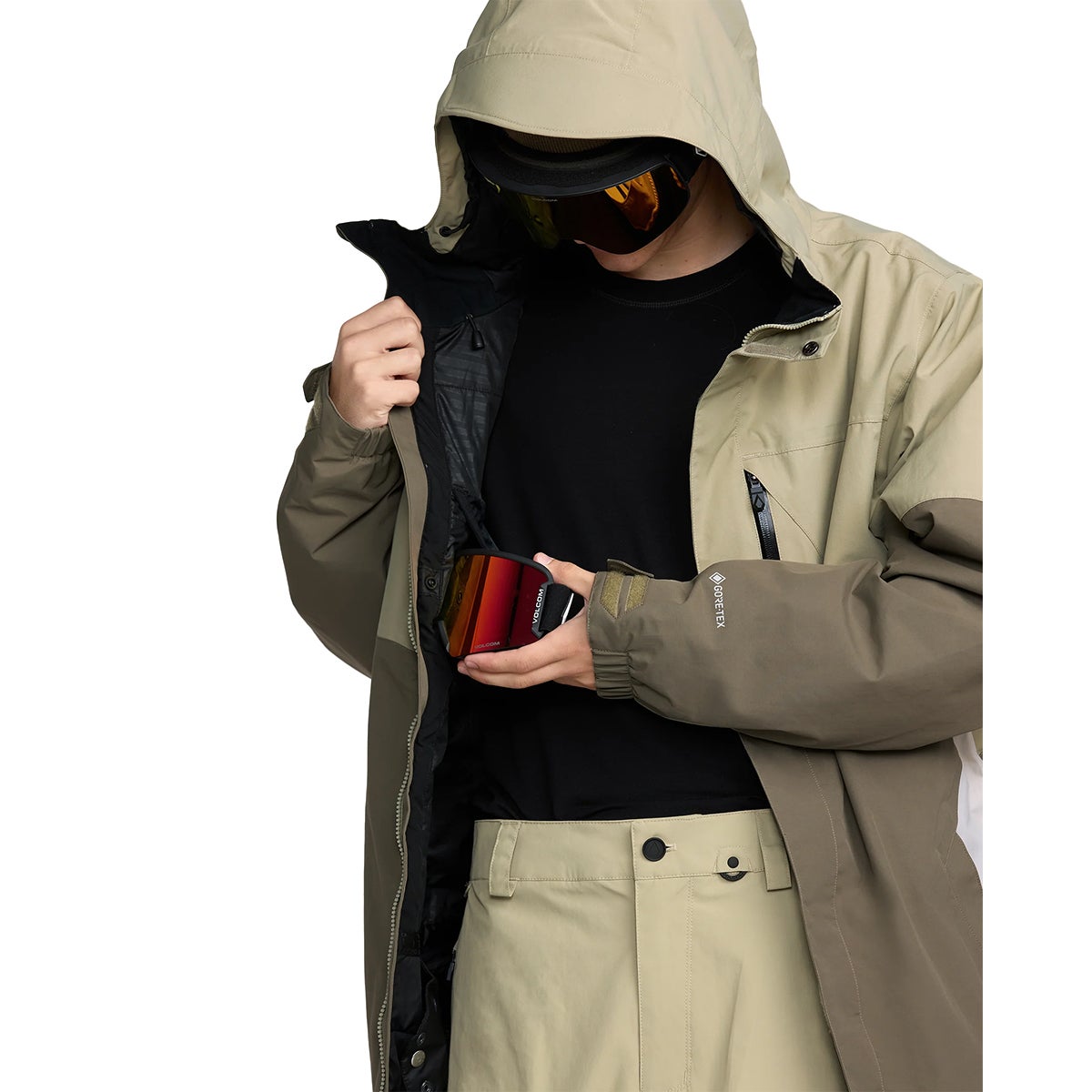 Volcom L Gore-Tex Jacket in Moss Green | Boardertown