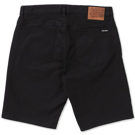 Volcom Modown Canvas 5 Pocket Short in Black