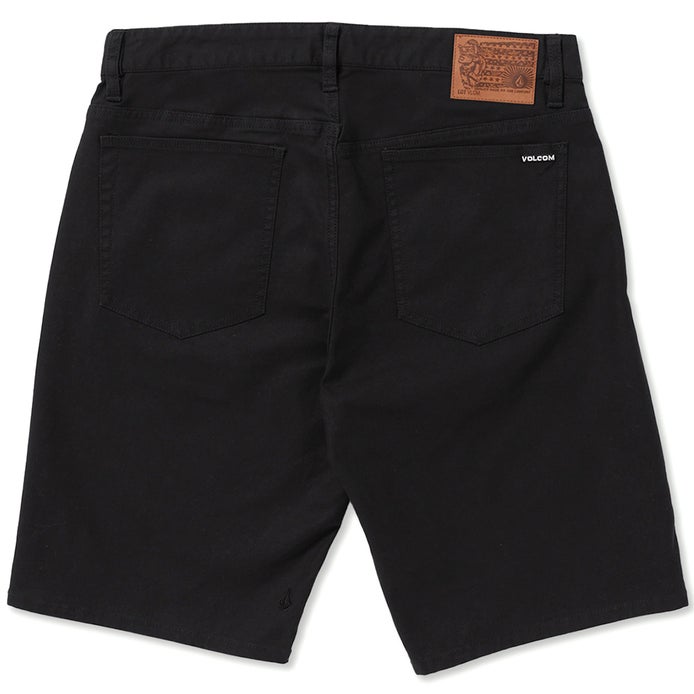 Volcom Modown Canvas 5 Pocket Short in Black