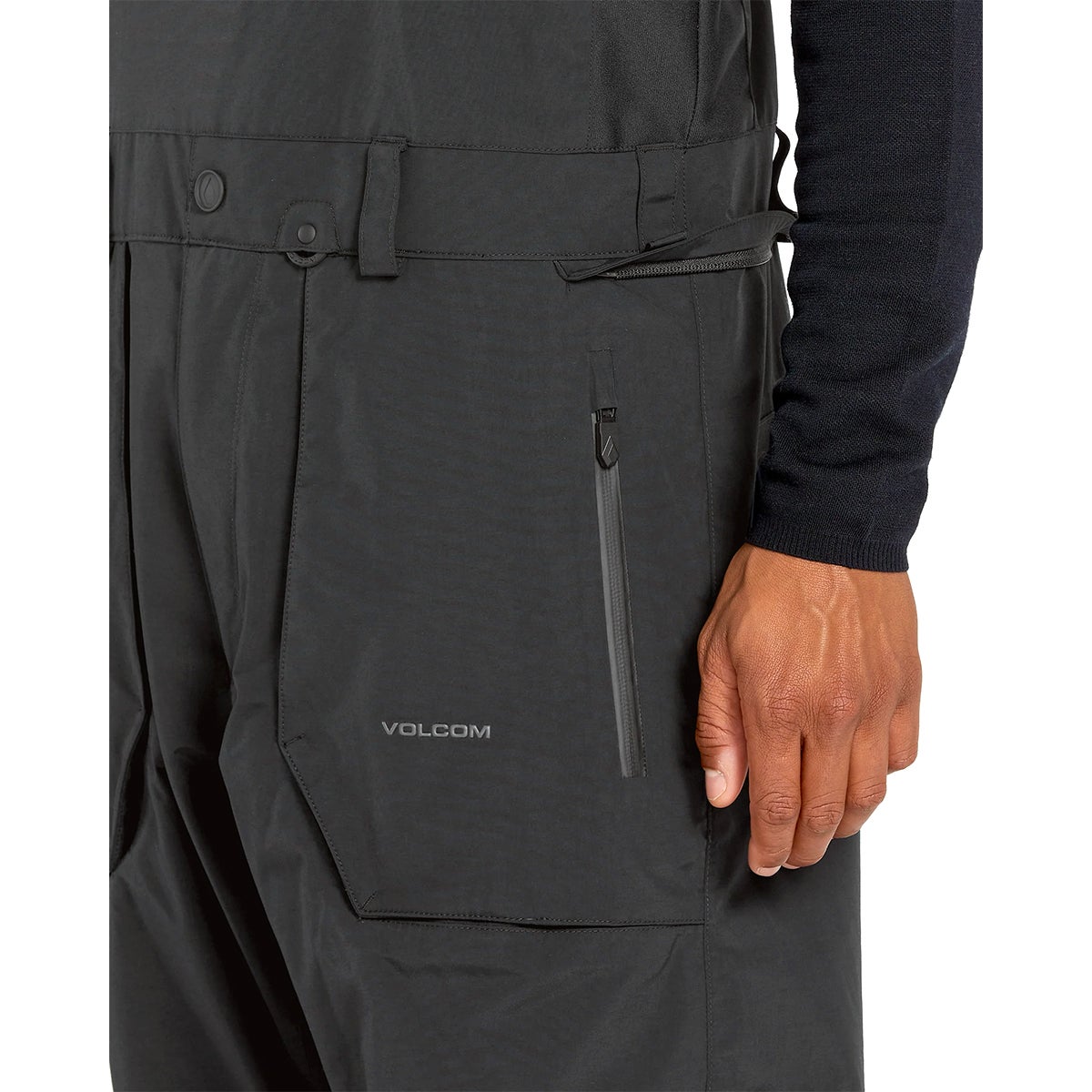 Volcom Rain Gore-Tex Bib Overall in Black | Boardertown