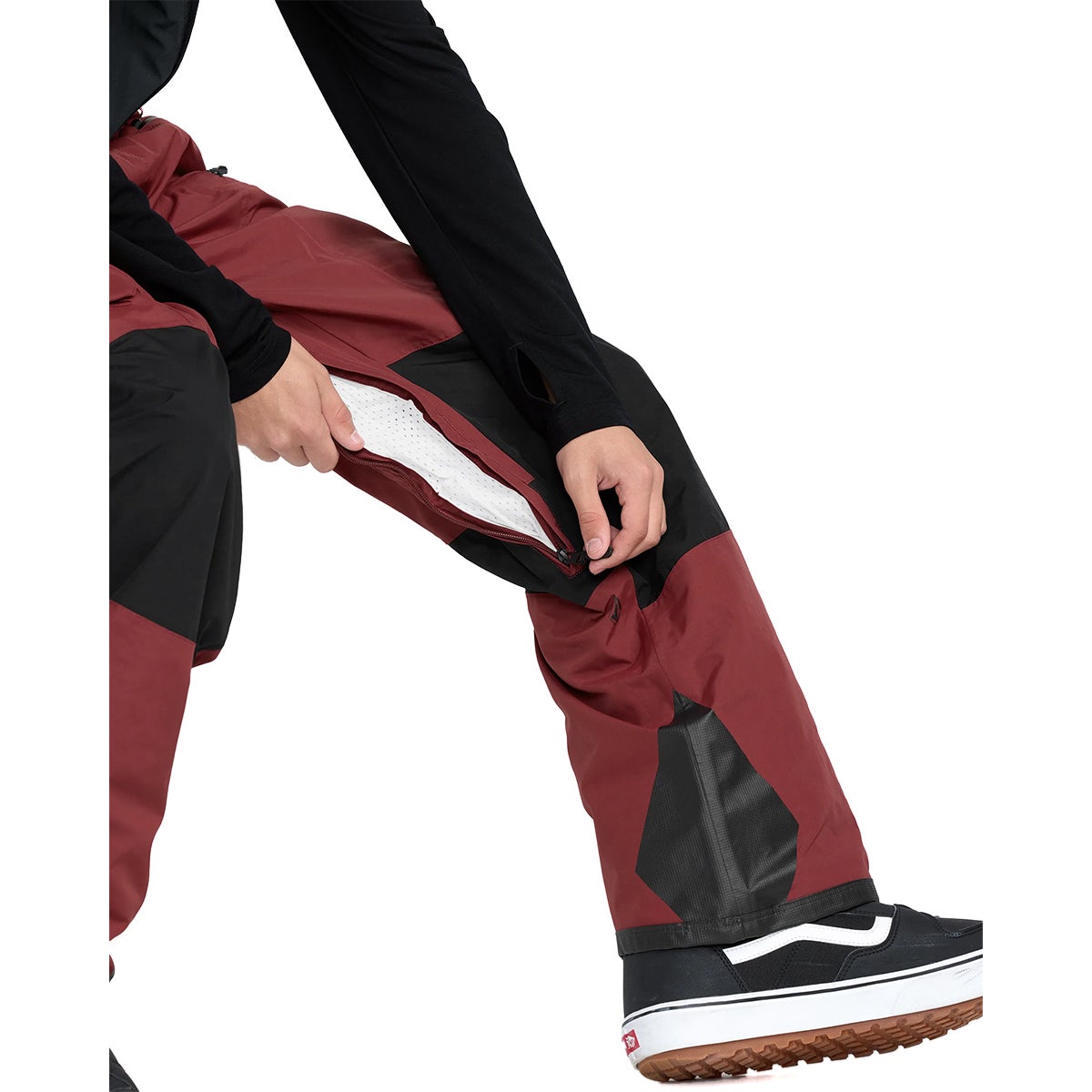 Volcom Rain Gore-Tex Bib Overall in Burnt Red | Boardertown