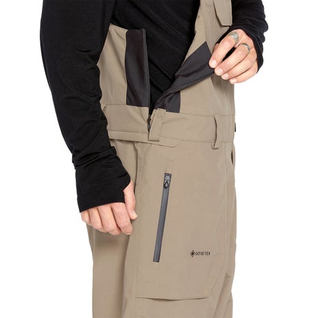 Volcom Rain Gore-Tex Bib Overall in Chestnut Brown