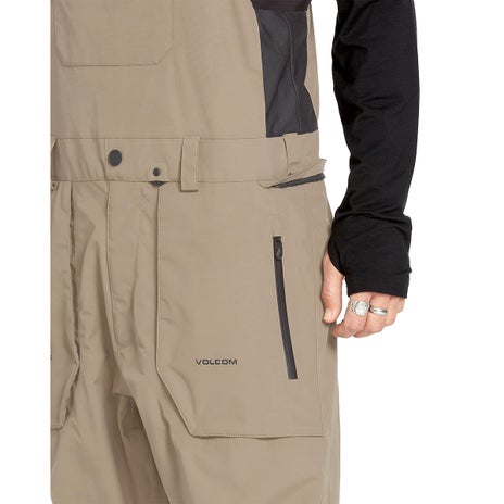 Volcom Rain Gore-Tex Bib Overall in Chestnut Brown