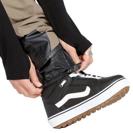 Volcom Rain Gore-Tex Bib Overall in Chestnut Brown