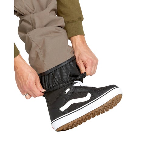 Volcom Roan Bib Overall in Chestnut Brown