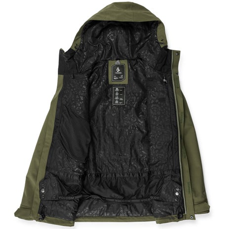 Volcom Stoney Shadow Insulated Jacket in Ivy