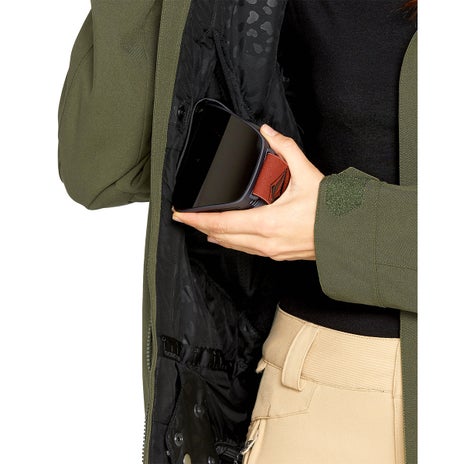 Volcom Stoney Shadow Insulated Jacket in Ivy