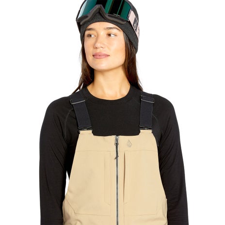 Volcom Swift Bib Overall in Sand