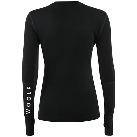 Woolf Nibbi L/S Womens Performance Base Layer in Black