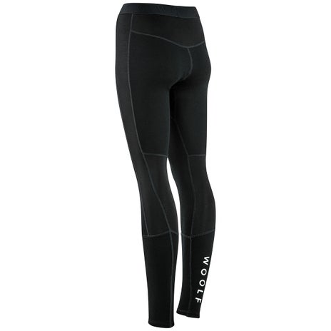 Woolf Nibbi Womens Performance Base Layer Pants in Black