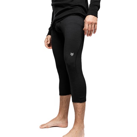 Woolf Roni 3/4 Base Layer Pants in Black