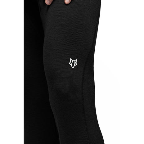 Woolf Roni 3/4 Base Layer Pants in Black
