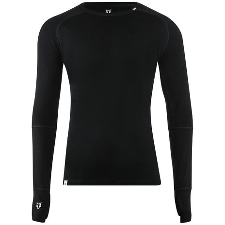 Woolf Svarthetta L/S Performance Base Layer in Black