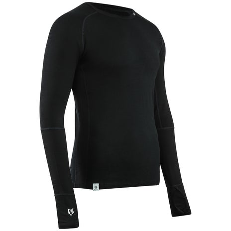 Woolf Svarthetta L/S Performance Base Layer in Black