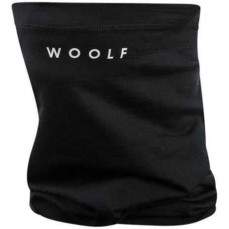 Woolf Tinden Merino Neck Gaiter in Black