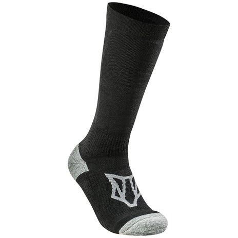 Woolf Ulsaak Tech Merino Snowboard Socks in Black