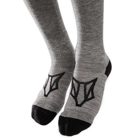 Woolf Ulsaak Tech Merino Snowboard Socks in Grey