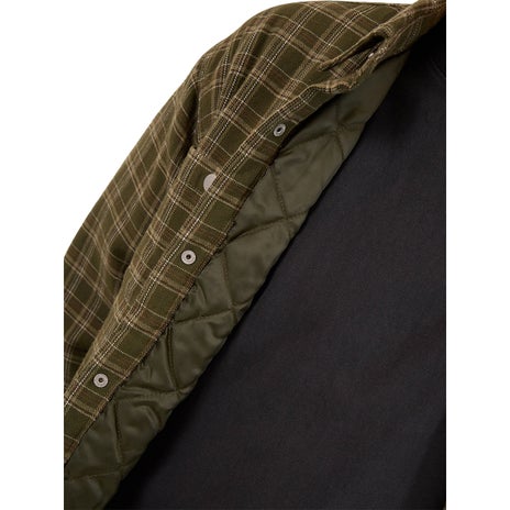 Worship At Peace Quilted Shacket in Green