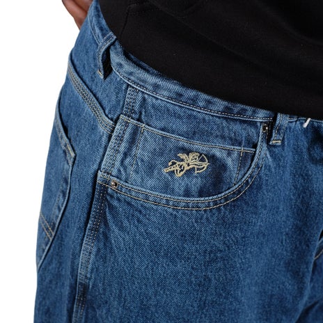 Worship Big Mack Big Dawg Jean in Worn Blue